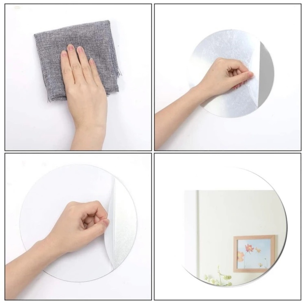 9 piece Circle mirror home decor boho minimalist - Picture 3 of 3